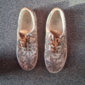 Sperry Men's Tropical Print Boat Shoes Size 12